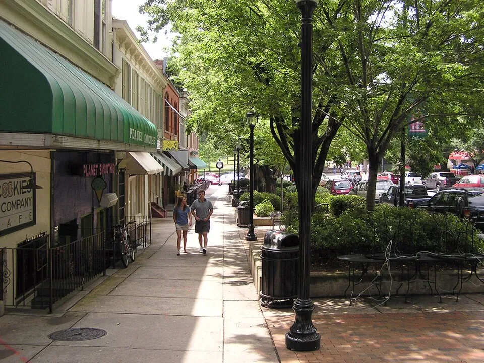 Downtown Athens, near Billy Cain Ford